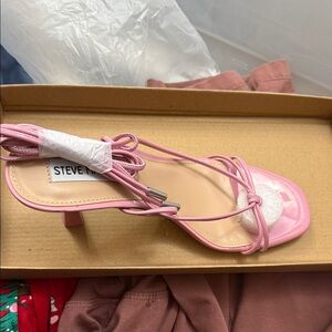 Steve Madden Light Pink Strappy Heels